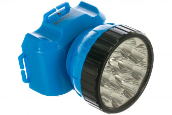 Фонарь ULTRAFLASH LED5361 аккум,налобный,два режима голубой