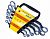 Набор ключей кольцевых коленчатых 6шт, пластик Энкор 26159