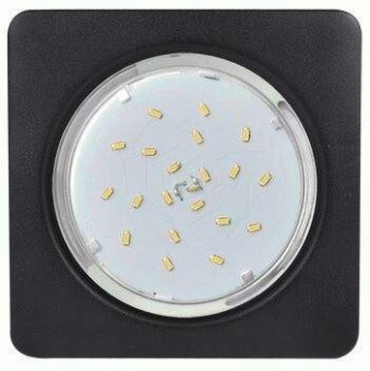 Свет-к встр.потолочн. Ecola GX53 H4 Square 220V квадратный без рефл.107х41 (5553)