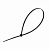 Хомут 4,8х300 черный  (уп.100шт.) Милен (8359)