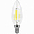 Лампа светодиодная свеча проз. Feron LB-713 11W Е14 6400K C35 филамент