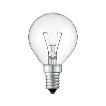 Лампа накал. "шар" прозр. 40Вт Е14 230В PHILIPS/Лисма