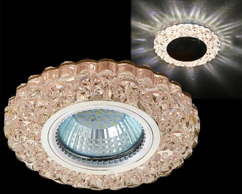 Свет-к встр.51608-9.0-001MN MR16+LED 3W TEA (6379)