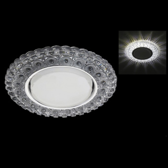 Свет-к встр.53211-9.0-001MN GX53+LED5W GY (8936)