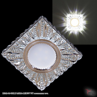 Свет-к встр.12041-9.0-001LD MR16+LED3W WT (7882)